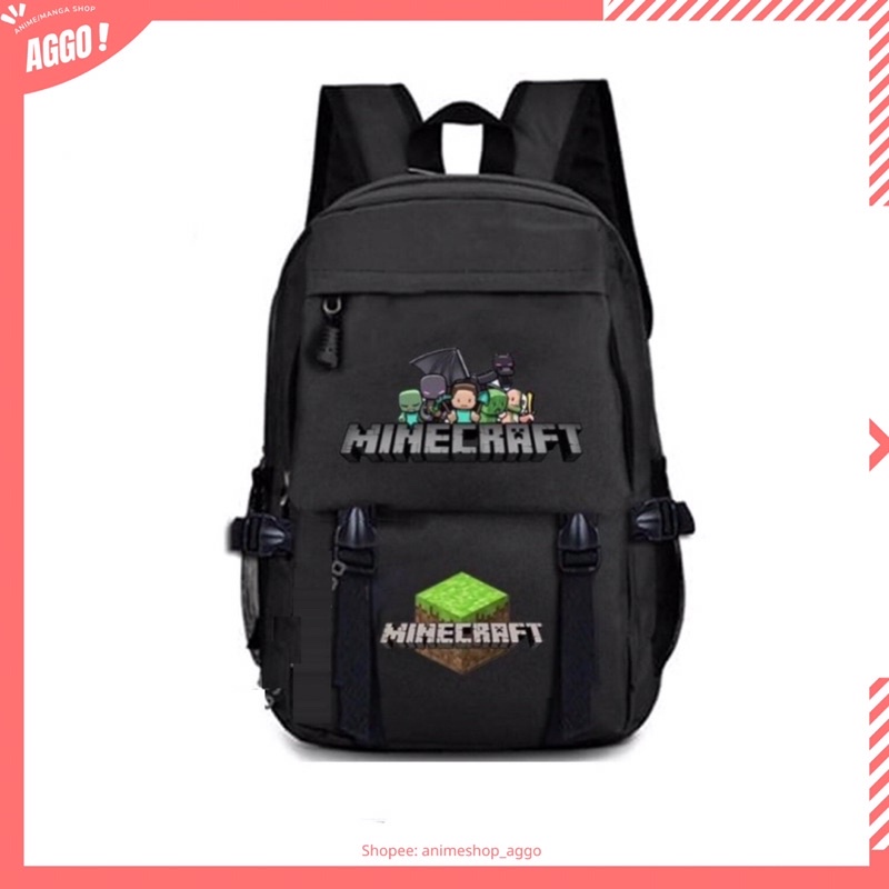 Balo Đi Học Cao Cấp Game Minecraft Mới Nhất