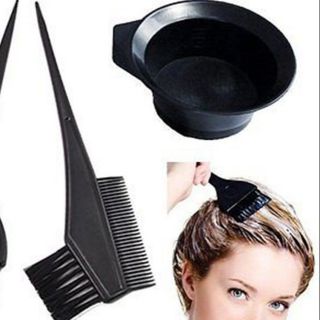 Bộ 4 món hỗ trợ tự nhuộm tóc
