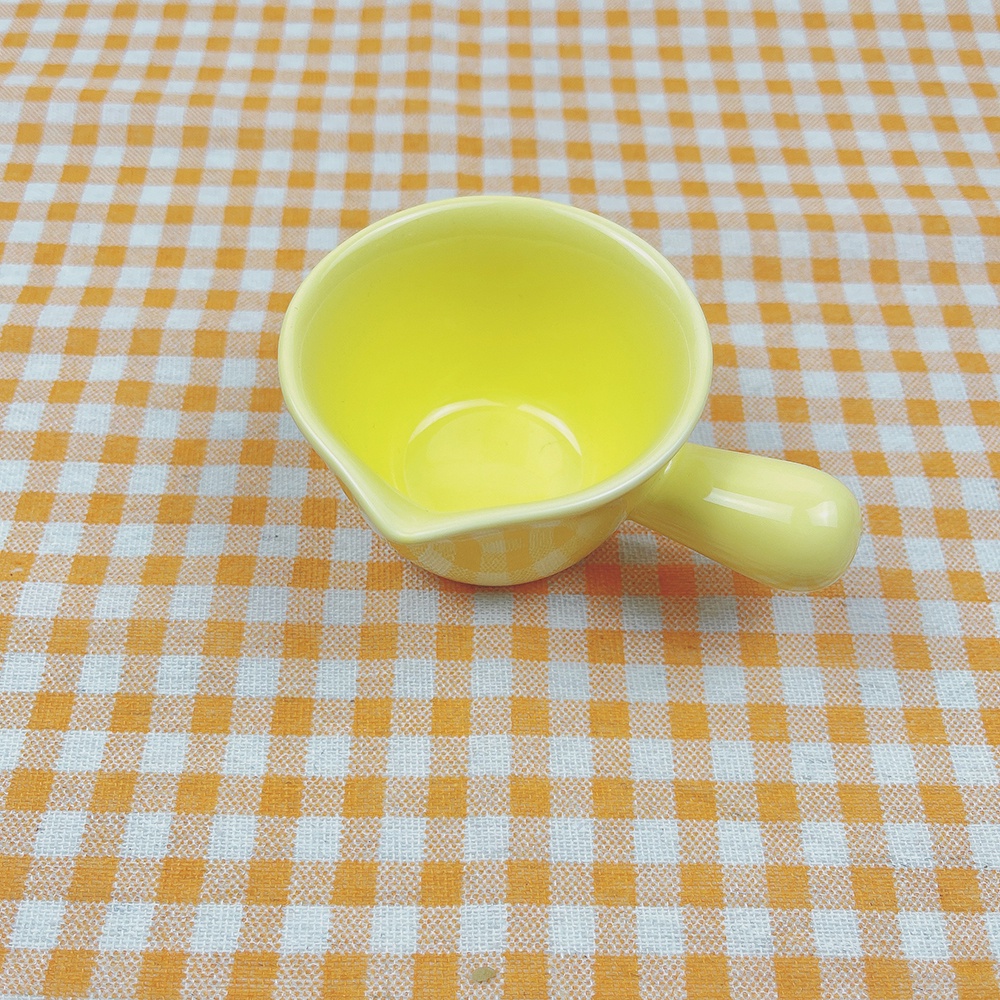 Bát ăn dặm cho bé hình gáo béo 120ml nhiều màu sắc cute chất liệu gốm sứ cao cấp chịu nhiệt cao