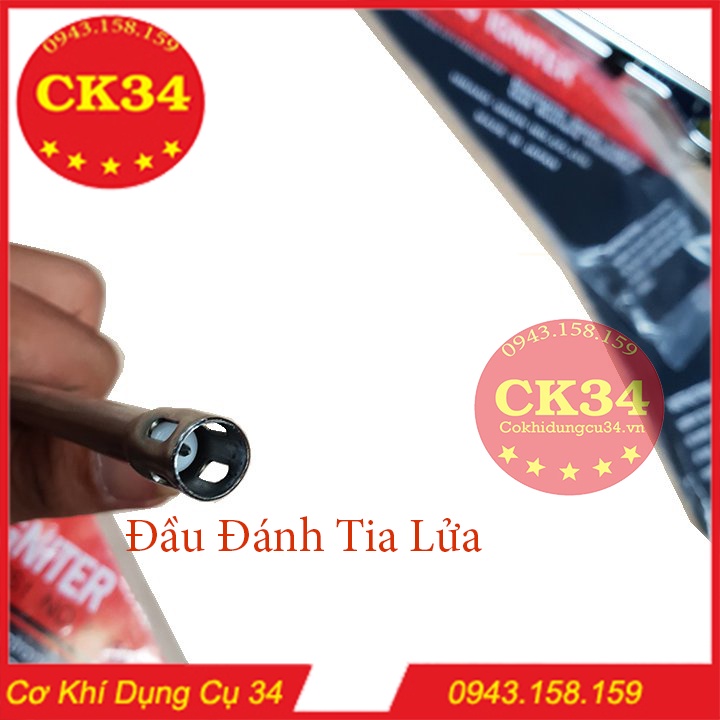 Súng đánh tia lửa mồi bếp ga MADE IN JANPAN SPARK-L INOX dài 37cm