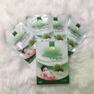 Mặt Nạ Dừa Linh Chi (Hộp 4 cái)