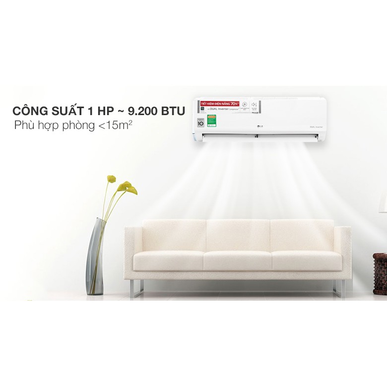 Máy Lạnh LG Inverter 1.0 HP V10ENW1