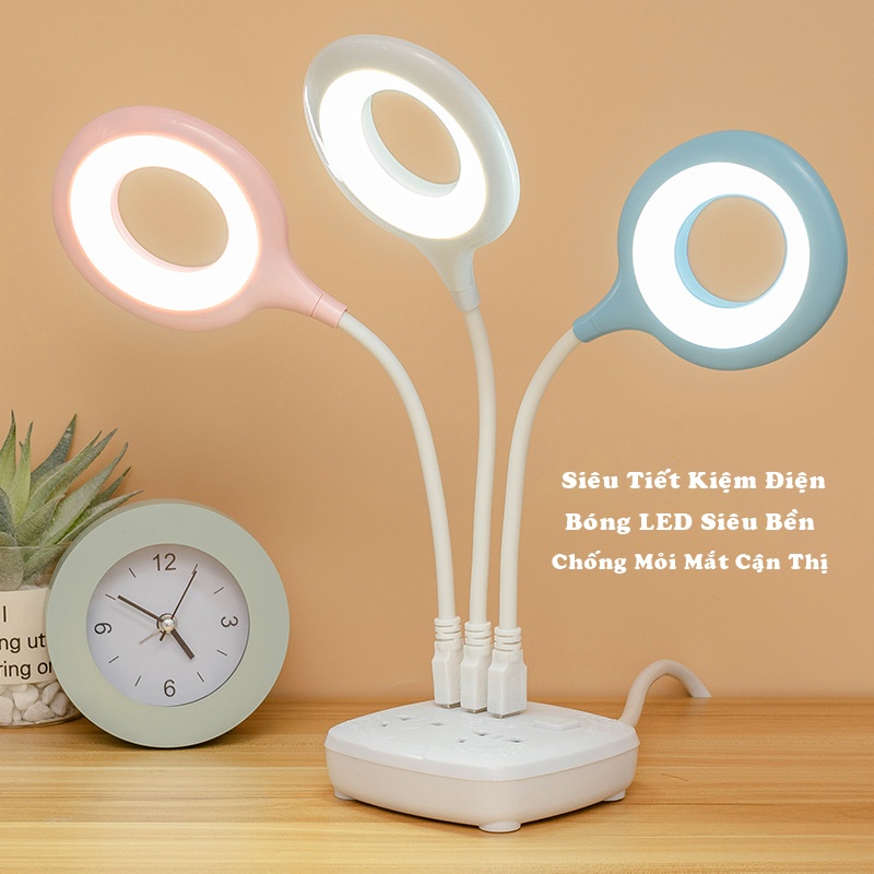 Đèn Led USB Để Bàn Học ,Bàn Làm Việc , Chống Cận, Bảo Vệ Mắt, Kiêm Đèn Ngủ Tiện Lợi Nhỏ Gọn
