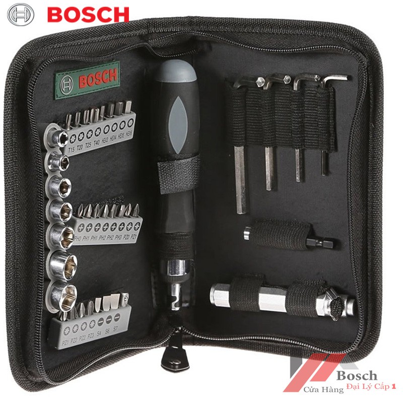 Bộ Vặn Vít Đa Năng 38 Chi Tiết Bosch 2607019506