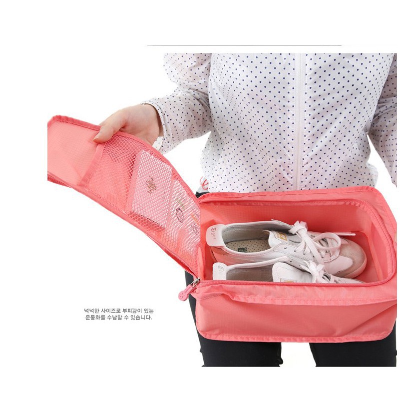 Túi đựng giày dép du lịch thể thao thời trang, chống bụi bẩn, chống thấm nước xếp gọn tiện dụng