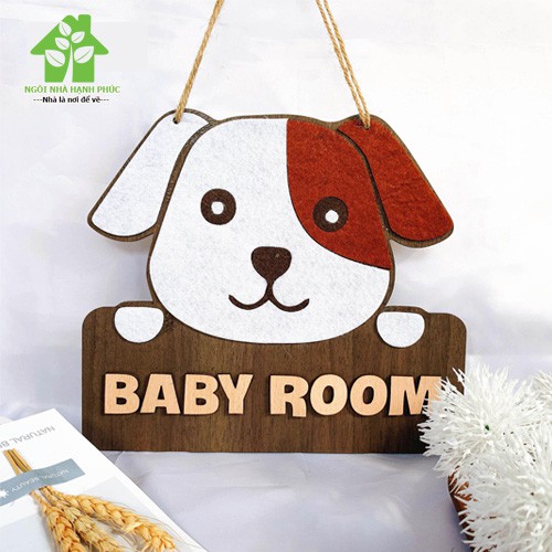 Bảng gỗ decor trang trí treo cửa phòng cho bé , TỔNG HỢP NHIỀU MẪU