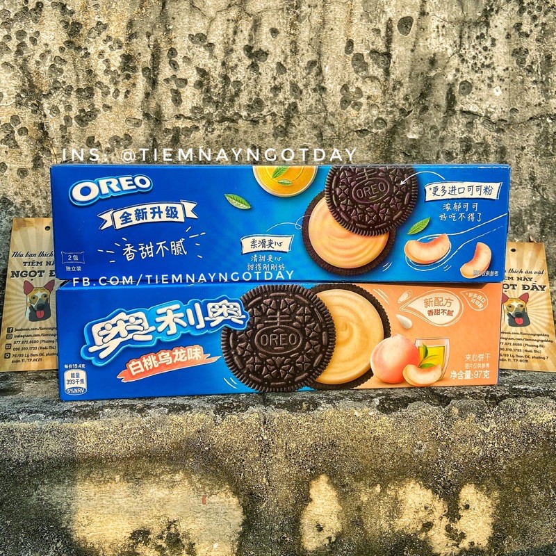 [CÓ SẴN] BÁNH OREO NHIỀU VỊ GIÁ RẺ (ĐÀO, NHO, VẢI, VIỆT QUỐC, MATCHA, GATO CỐM)