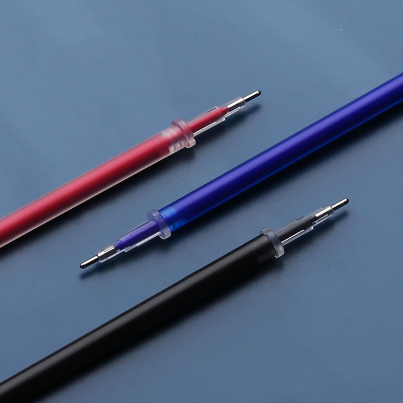 Set 20 Ruột Bút Bi Ngòi 0.5mm Có Thể Xóa Được Màu Đen / Xanh Dương 0.5mm