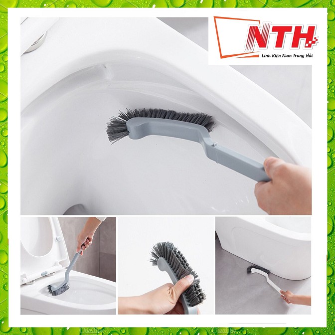 Bàn chải vệ sinh bằng nhựa hình bán nguyệt dài 35cm