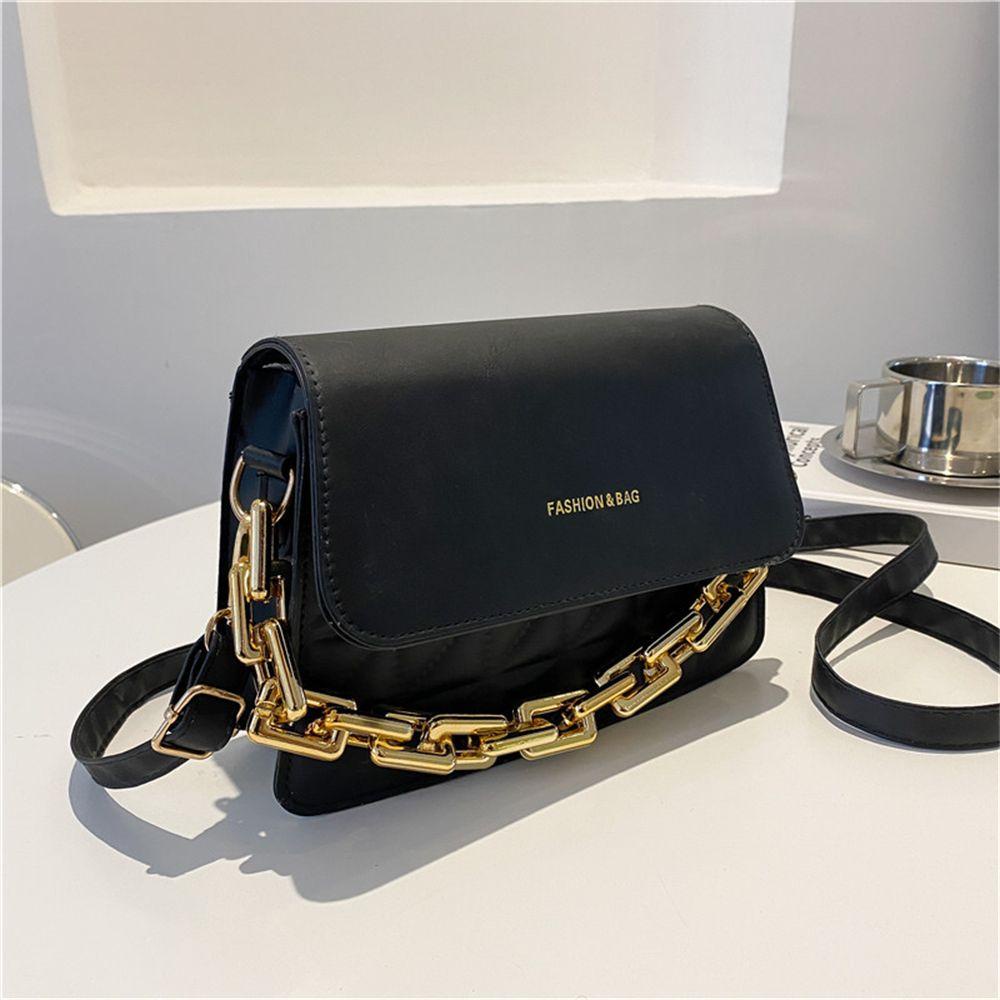 MIHAN1 Túi Đeo Chéo Da PU Hình Vuông Nhỏ Thời Trang Cho Nữ