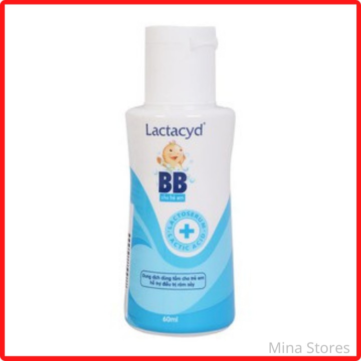 Sữa Tắm Rôm Sảy Cho Bé Lactacyd BB lọ nhỏ 60ml – Sữa Tắm Hàng Ngày An Toàn Dành Cho Bé