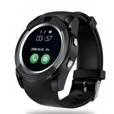 Đồng Hồ Thông Minh Smart Watch V8 Mặt Tròn Có Khe Gắn Sim, Thẻ Nhớ Hàng Chính Hãng