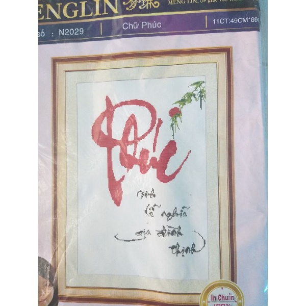 Tranh thêu chữ thập giá rẻ