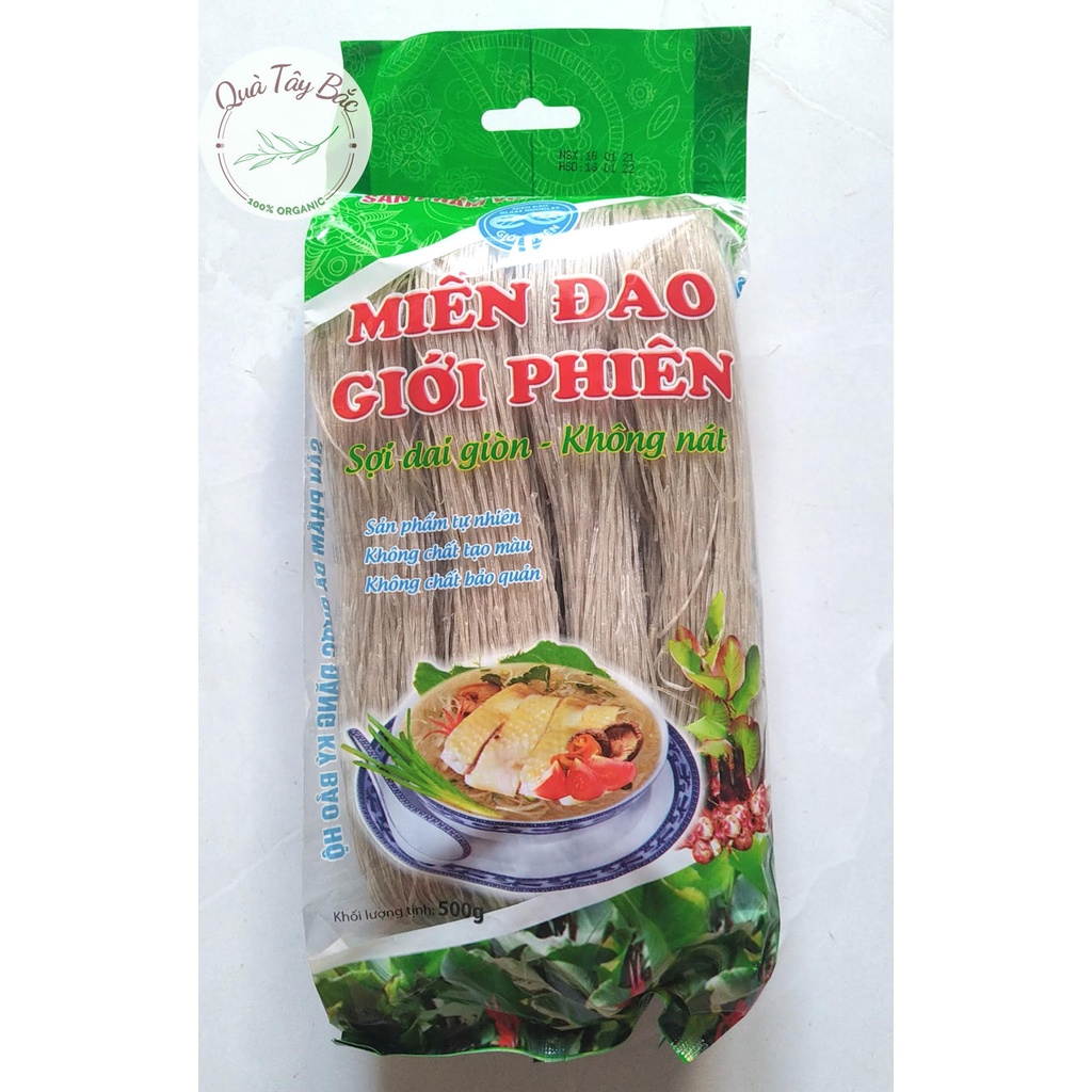 Miến đao Giới Phiên Yên Bái túi 500g CHUẨN SẠCH