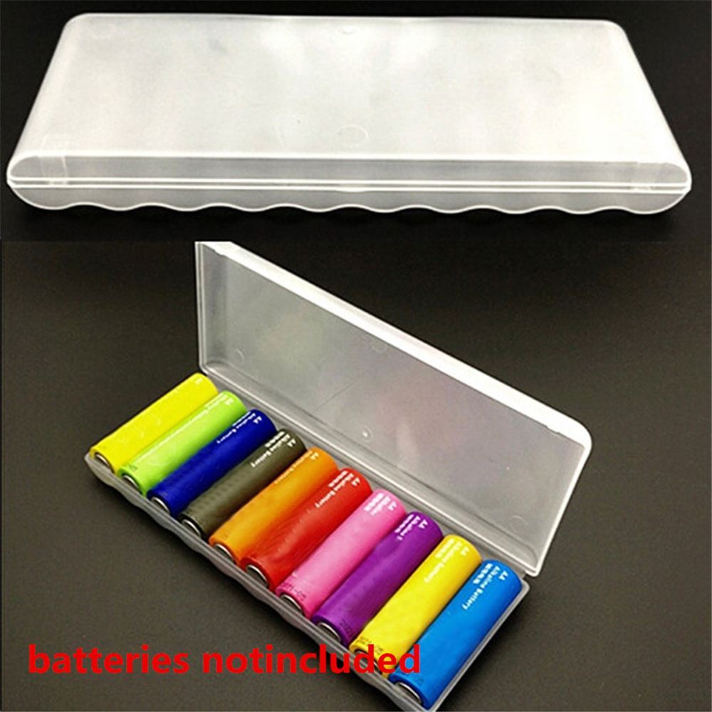Set 10 Giá Đỡ Pin Aa Bằng Nhựa Nhiều Màu Tiện Dụng
