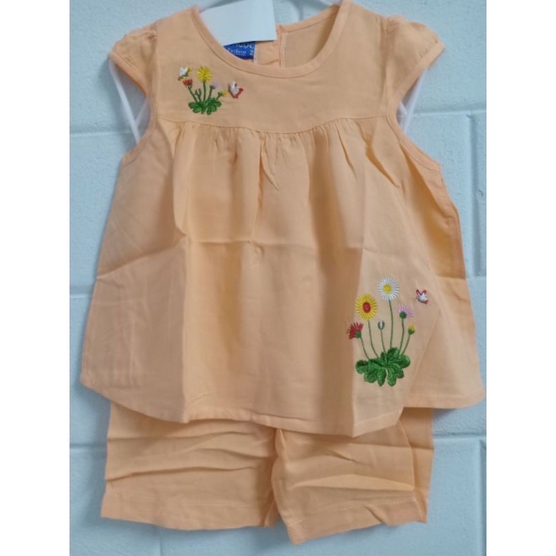 Đồ bộ ton lạnh Bảo Ngọc cho bé từ 7kg đến 35kg kiểu áo chữ A quần chun
