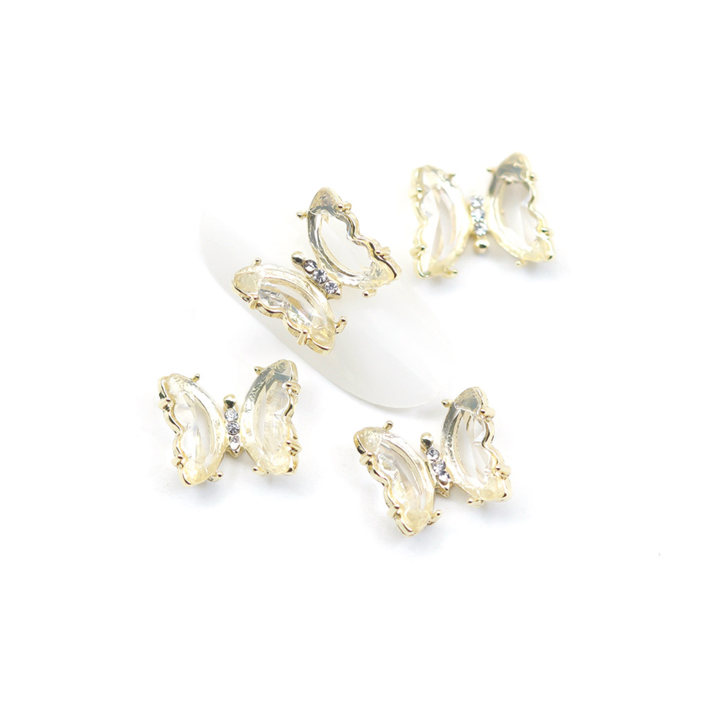 [Hàng mới về] Đá Hình Bướm 3D Trang Trí Móng Tay Nghệ Thuật