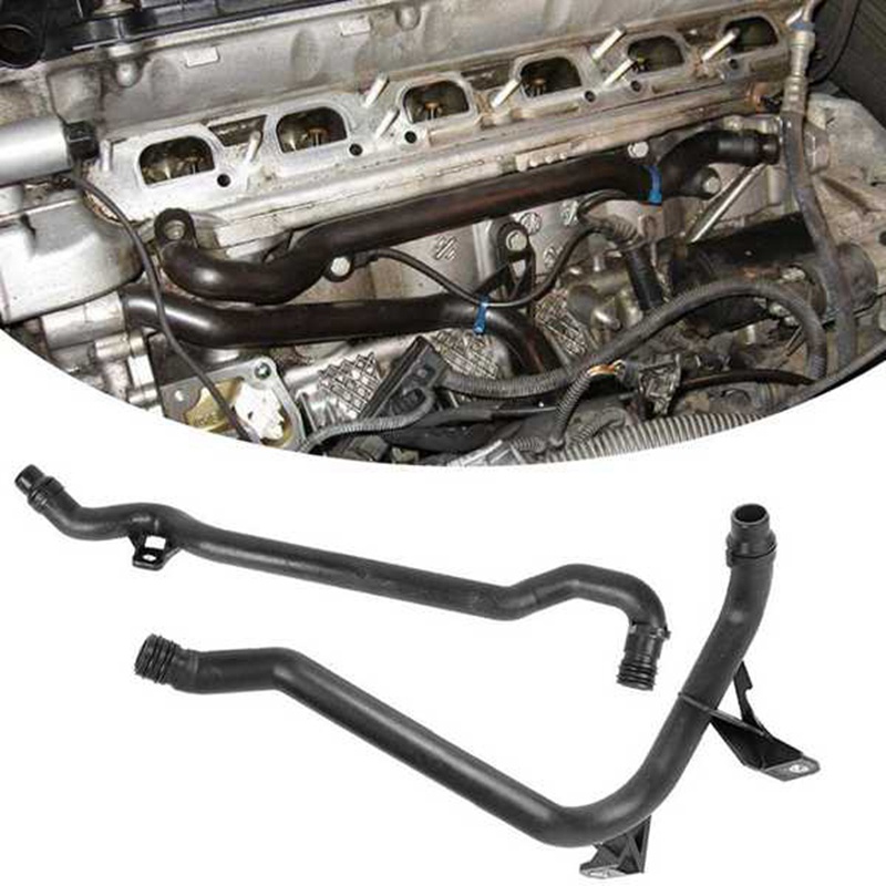 Set 2 ống nước làm mát động cơ cho xe hơi BMW E39 E46 11531705210 115375025