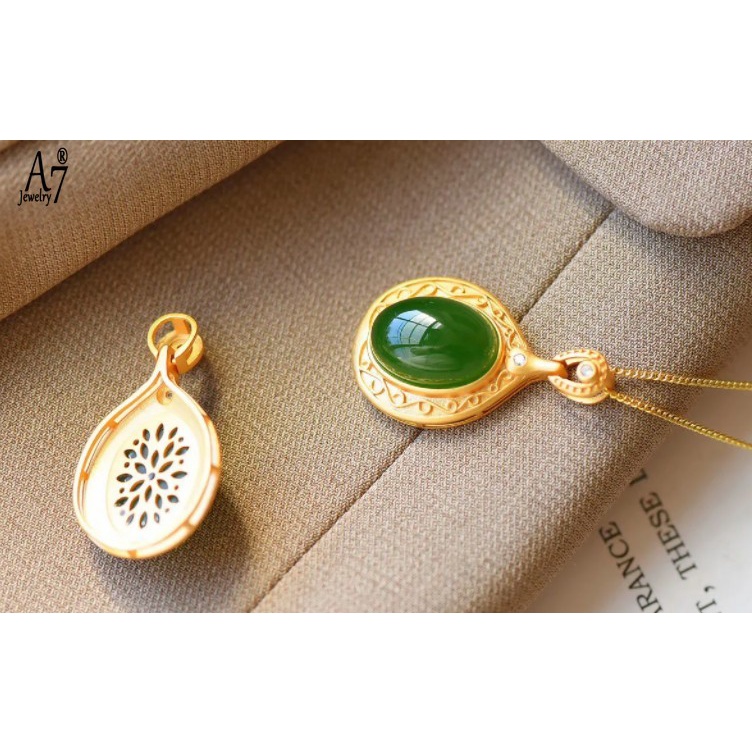 Vòng cổ Bạc Sterling A7 S925 Mặt Hình Trứng Chiên Chống Dị Ứng Màu Vàng Đồng Không Phai Màu Làm Quà Tặng Cho Mẹ