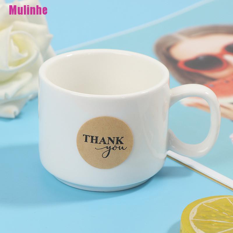Cuộn 500 cái nhãn dán trang trí sổ lưu niệm hình tròn làm thủ công