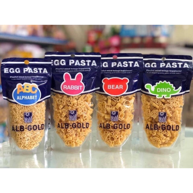 Nui hình chữ cái Egg Pasta Nhật cho bé