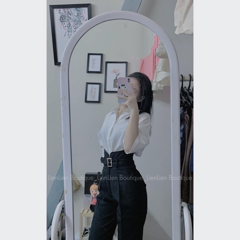 Quần tây Khoen Chữ Nhật Vuông mỏng