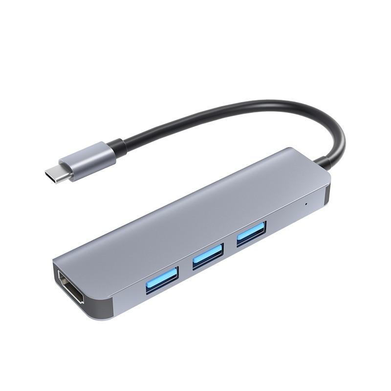 Bộ Chuyển Đổi 4 Trong 1 Type-C Sang Hdmi Usb3.0 4k Usb-C | BigBuy360 - bigbuy360.vn