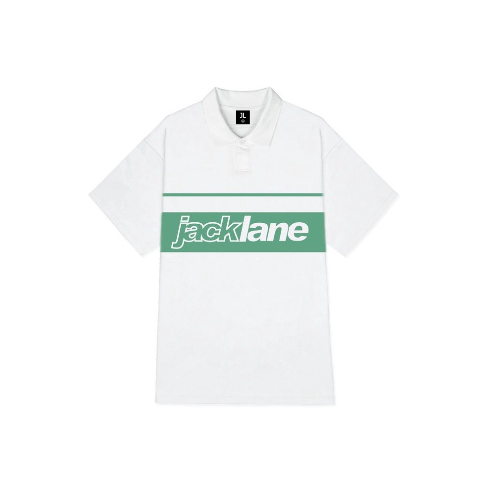 Áo Polo Oversize POOF, JACKLANE, Áo polo cộc tay Unisex Jack Lane