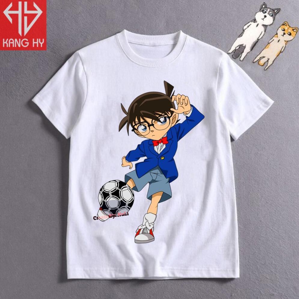 SALE- 4 mẫu áo thun in hình conan in tại shop Vải Cotton 4 chiều F120 - mẫu siêu HOT