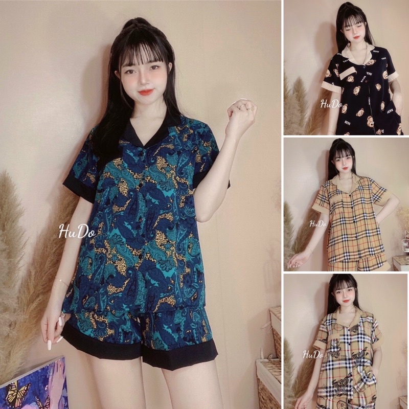Bộ  pijama  Dơi cộc dài hàng loại 1 có video và ảnh thật