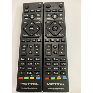(HÀNG CHÍNH HÃNG GIÁ RẺ 28K ) Điều khiển remote đầu thu box internet Viettel - hàng mới 100% - bh 3 tháng lỗi 1 đổi 1