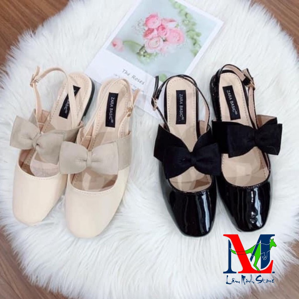 Gìay Búp Bê ♥️ FREESHIP ♥️ Giày Dép Nữ Tiểu Thư Nơ Da Bóng Hottrend