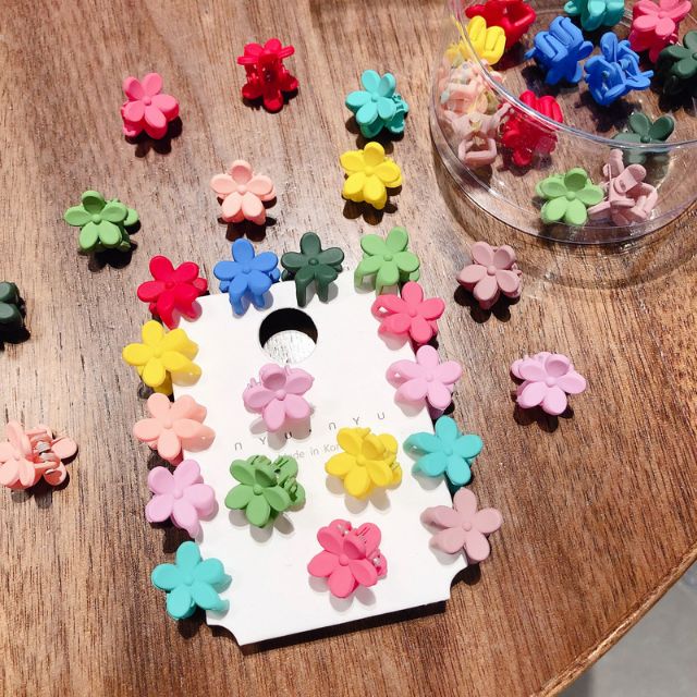 SET 20 CÁI GẤP TÓC MINI NHIỀU MÀU NHÁM