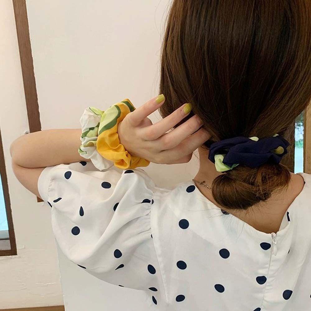 Dây Cột Tóc Co Giãn Hình Quả Bơ Cho Nữ