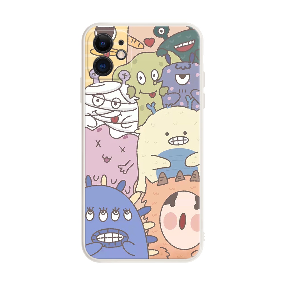 Ốp Điện Thoại Chống Rơi Họa Tiết Tpa Monster Hoạt Hình Cho Samsung Galaxy A7 2018 A50 A30S A50S A30 A20 M10S A10S M01S