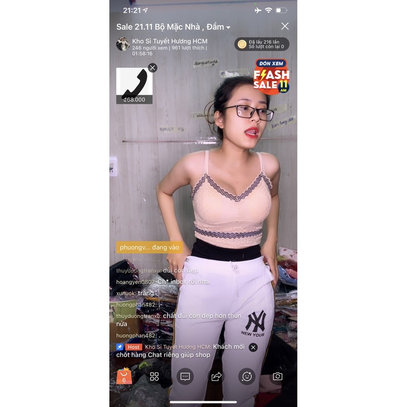 set live (camthitran)