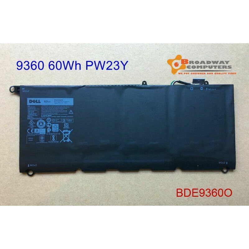 Pin Laptop Dell XPS 13 9360 PW23Y P54G P54G001 P54G002 XPS 2017 TP1GT 0TP1GT RNP72