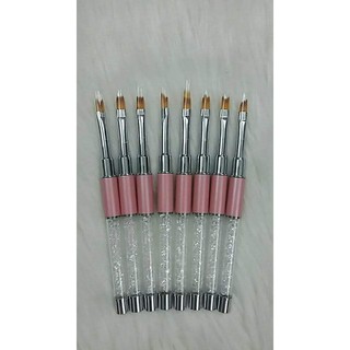 Bộ Cọ Fen Đầu Móng Cán Đá (8 cây)