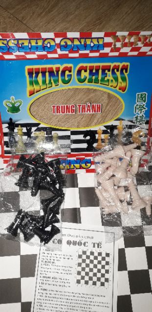 Bộ Trò chơi cờ Vua loại hộp nhựa lớn Trung Thành