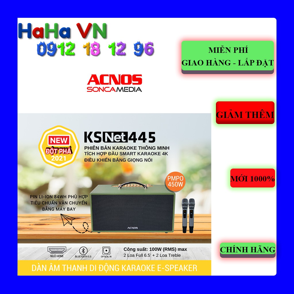 Dàn Âm Thanh Di Động ACNOS KSNet445