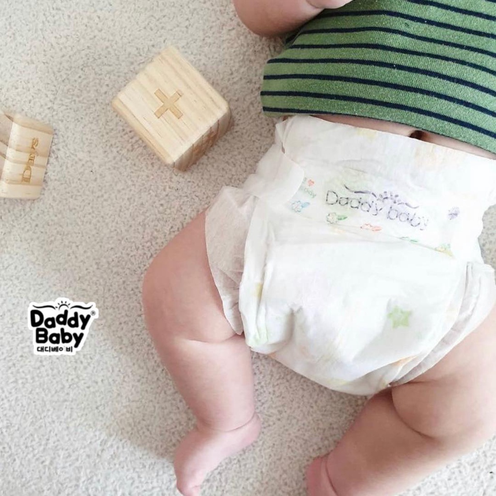 Bỉm Daddy Baby Nội Địa Hàn Siêu Mỏng,Siêu Thấm Hút Dán/Quần S28/M24/L20/XL18 L22/XL18/XXL17
