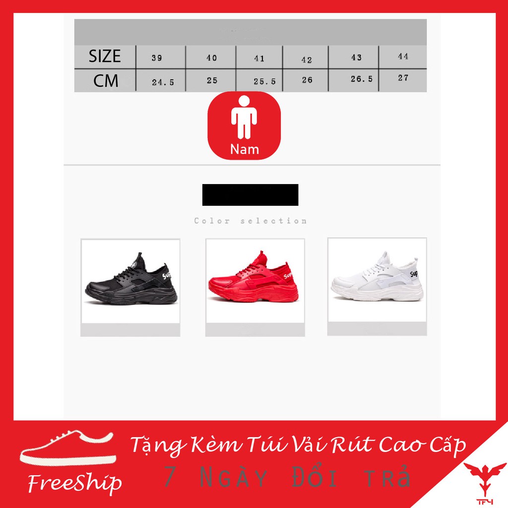 RẺ VÔ ĐỊCH - Giầy Sneaker Nam chạy bộ+Túi đựng giầy vải rút cao cấp | BigBuy360 - bigbuy360.vn