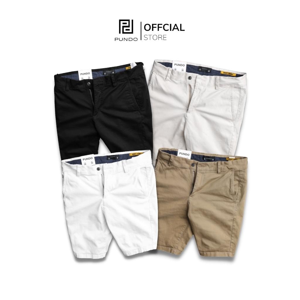 Quần short kaki nam , màu basic đơn giãn , chất kaki cao cấp dễ phối PUNDO QSPD010