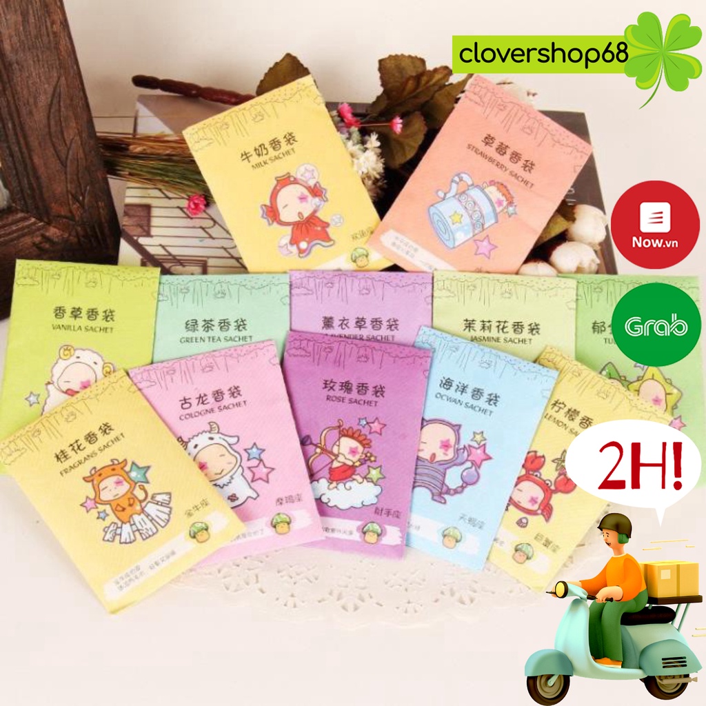 Set 10 Túi Thơm 12 Cung Hoàng Đạo