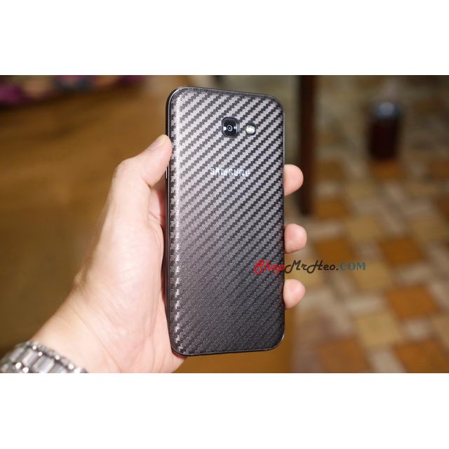 Bộ 3 Skin Dán Mặt Lưng Vân 3D Samsung A3 - A7 2017/ A320 - A720