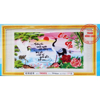 Tranh đính đá cha mẹ yn5051