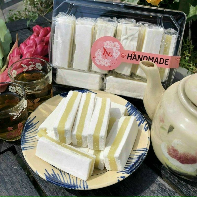 Bánh in mini Đậu Xanh Sầu Riêng Dẻo [FREE SHIP]TỪ ĐƠN 50K, [Loại Đặc Biệt] Hàng ngon nhà làm