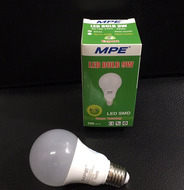 MPE bóng đèn led tròn 9W đạt chuẩn Châu Âu | BigBuy360 - bigbuy360.vn