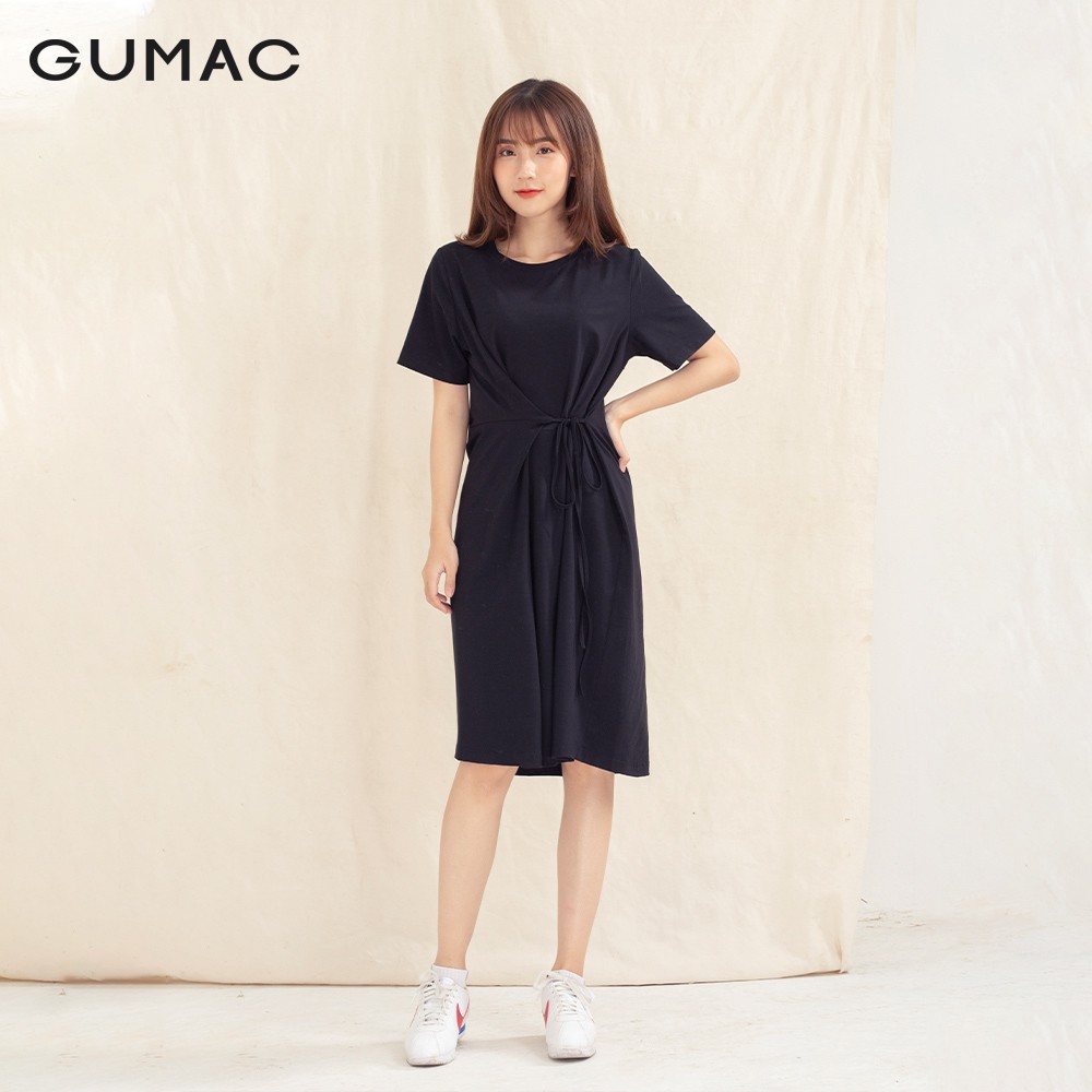 [Mã WAGU12 giảm 20% tối đa 50k đơn 150k] Đầm thắt dây eo DA1010 GUMAC | BigBuy360 - bigbuy360.vn