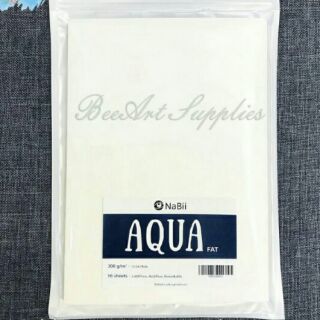 [SIÊU ƯU ĐÃI] Lẻ 30 tờ giấy vẽ màu nước Nabbi Aqua Fat 300gsm a4 siêu dày [Có tặng quà]
